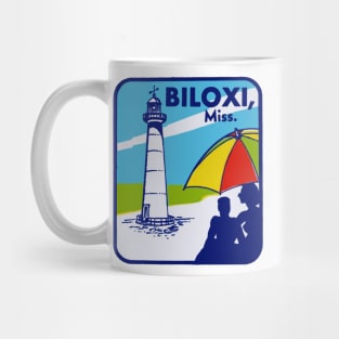 Biloxi, Mississippi Vintage Style Decal Mug